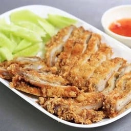 ไก่ทอดสับ จานใหญ่