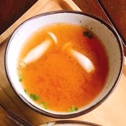Miso Mushroom Soup (vegan)