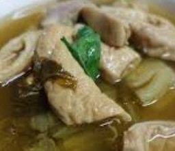 ต้มจืดเกี๋ยมฉ่ายไส้ตัน