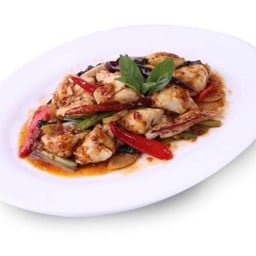 เนื้อปูผัดพริกเผา (L)