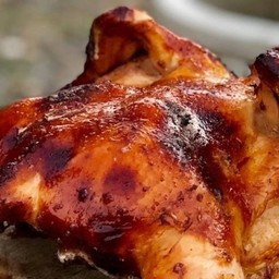 ไก่อบโอ่งหัวโค้ง