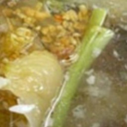 ต้มจืดเกี๋ยมฉ่ายทะเล(กุ้ง+หมึก)