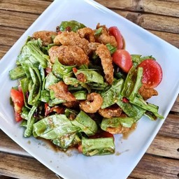 ตำถั่วแคปหมู