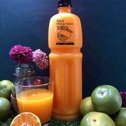 น้ำส้มแท้ 1000ml 1ลิตร 100฿
