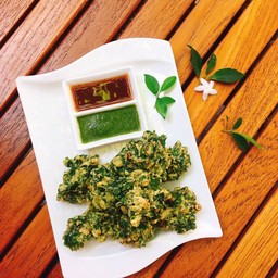 Morning Glory Fritters (vegan, gluten free)
