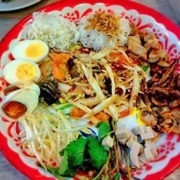 ตำถาดปูปลาร้าชุดใหญ่