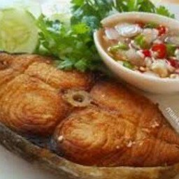 ปลาอินทรีย์เค็มทอด(กับ)