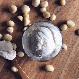 ไอศกรีมถั่วแมคคาเดเมีย