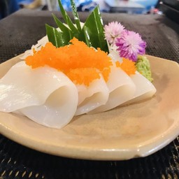 ซาซิมิปลาหมึกสไลด์