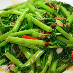 ผักบุ้งไฟแดงไมเนื้อสัตร์