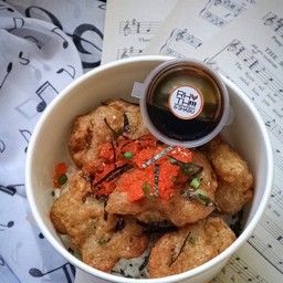 ข้าวหน้าไก่กรอบ