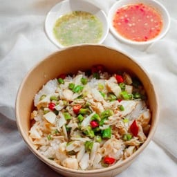 ข้าว ปูผัดพริกเกลือ