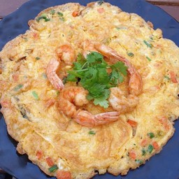 ไข่เจียวกุ้ง