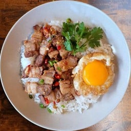 คั่วพริกเกลือราดข้าว