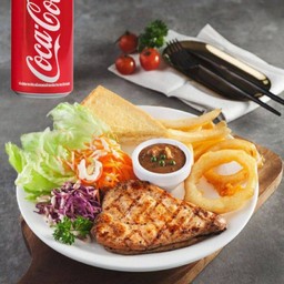 [อร่อยซ่ากับโค้ก] สเต็กอกไก่พริกไทยดำ และ โค้กกระป๋อง