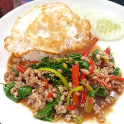 ข้าวกระเพราหมูสับ