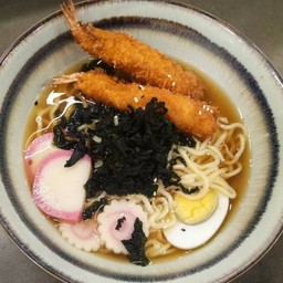 ราเมงโชยุกุ้งทอด