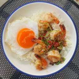 ผัดกะปิราดข้าว