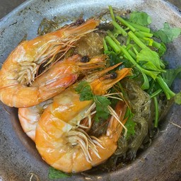 กุ้งอบวุ้นเส้น