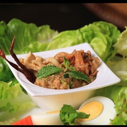 น้ำพริกมะเขือกากหมู