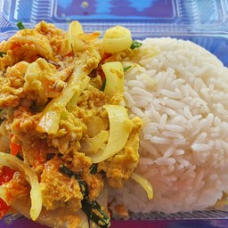 ข้าว ผัดผงกะหรี่