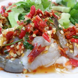 กุ้งแช่น้ำปลา