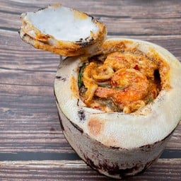 ห่อหมกทะเลมะพร้าวเผา