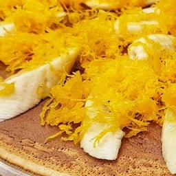 มินิเครปวนิลา นูเทลล่า+ฝอยทอง+กล้วยหอม