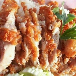 ข้าวมันไก่ทอดธรรมดา