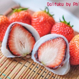 ไดฟุกุสตรอว์เบอร์รี่รสถั่วแดง ไซต์L