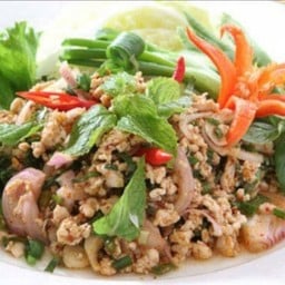 ลาบหมูสุก