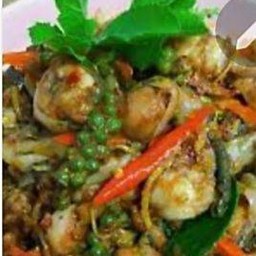 กบผัดขี้เมา ไม่ทอด