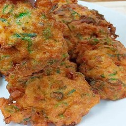 ไข่เจียวทอดมันหมูสับ