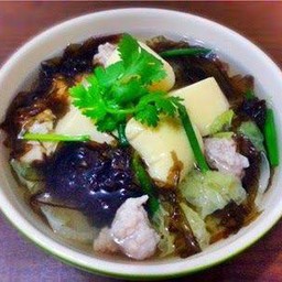 แกงจืดเต้าหู้หมูสับ