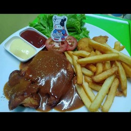 สเต็กหมูมินิ