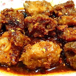 (D)ซี่โครงหมูผัดพริกเผา