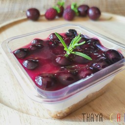 บลูเบอรี่ชีสพาย