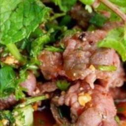 ลาบขาลาย(ขม, ไม่ขม)