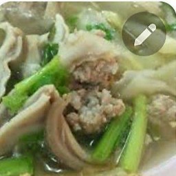 ต้มจืดเกี้ยมฉ่ายกระเพราะหมู