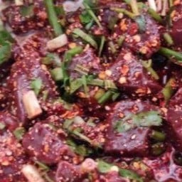 ก้อยตับหมูดิบ