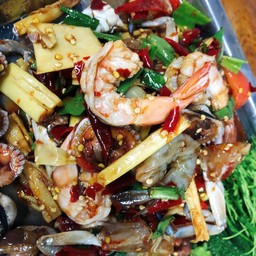 ตำหน่อไม้รวมทะเล