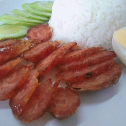 ข้าวกุนเชียง + ไข่