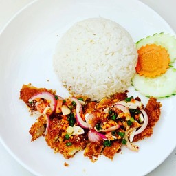 ข้าวยำไก่แซ่บ