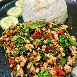 กะเพราเนื้อสับ