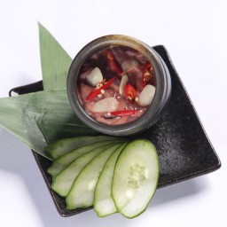 Shiokara mixed with spices