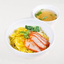 บะหมี่เกี๊ยวหมูแดงแห้ง