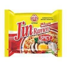 บะหมี่เกาหลี จินราเมน รสเผ็ด 120g