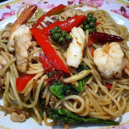 สปาเก็ตตี้ผัดขี้เมา