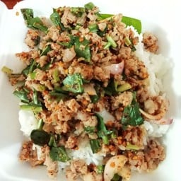 ข้าวหน้าลาบหมู