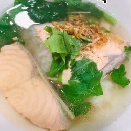 ข้าวต้มแซลมอน